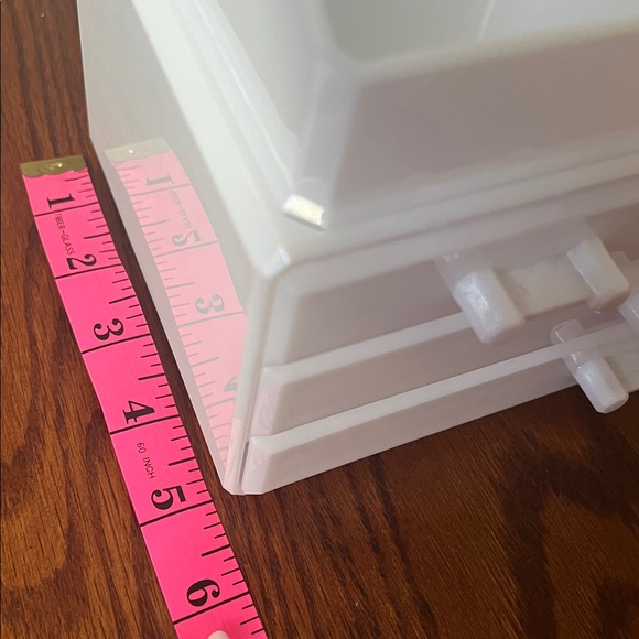 White Multi-Compartment Organizer - Makeup / Jewellery / Accessories (2 pieces) - Picture 5 of 6